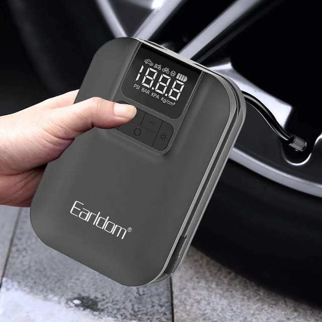 Earldom Digital Mini Car Electric Tire Portable Air Pump ET-V2