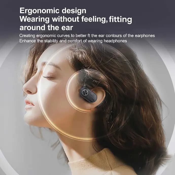 Powerology ENC TWS Air Conduction Earbuds with Display PW08