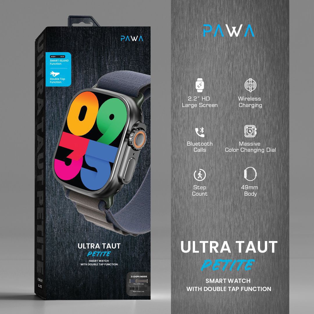 Pawa Ultra Taut Petite - Smart Watch - Black