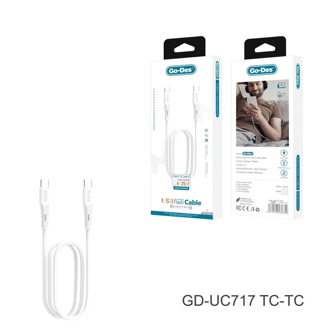 Go-Des GD-UC717 TypeC to TypeC Cable