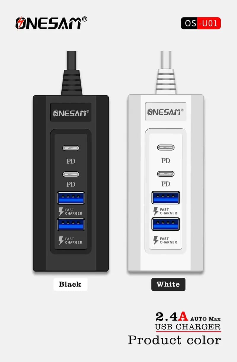 Onesam Extension board ULTRA HIGH FAST CHARGER-2PD+2USB OS-U01