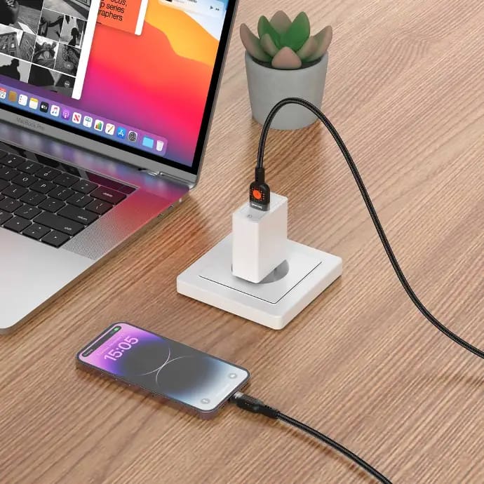 Porodo Braided Cable USB-A to Lightning
