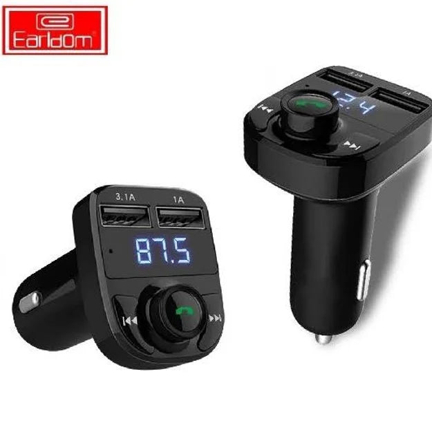 Earldom ET-M29 Dual USB Port Wireless Bluetooth Car MP3+ Charger Audio Output