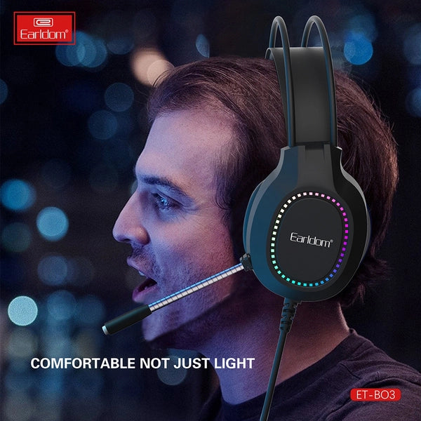 Earldom B03 Gaming Headset With Heavy Bass - Black