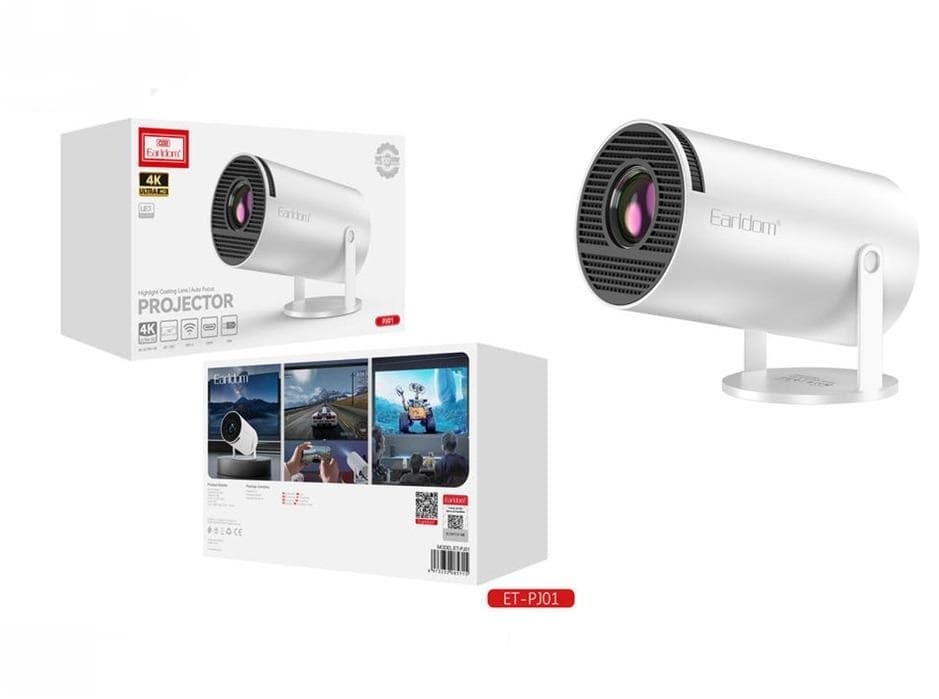 Earldom Smart Portable Mini Projector PJ01