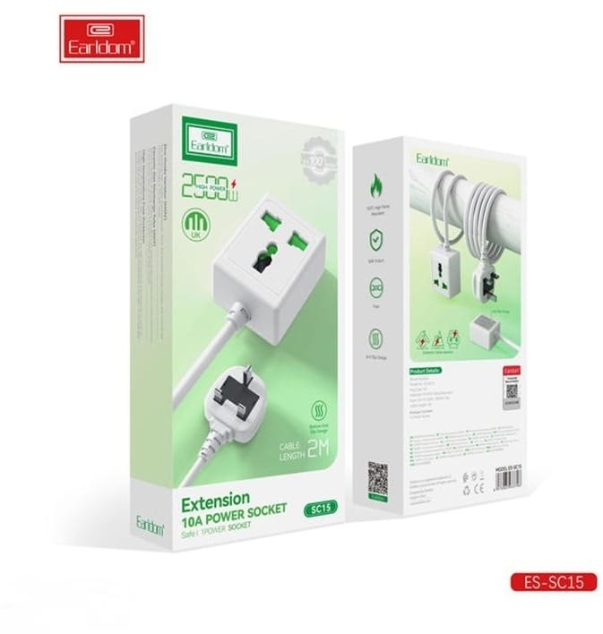 Earldom Extension ES-SC15 10A 2500W 2M