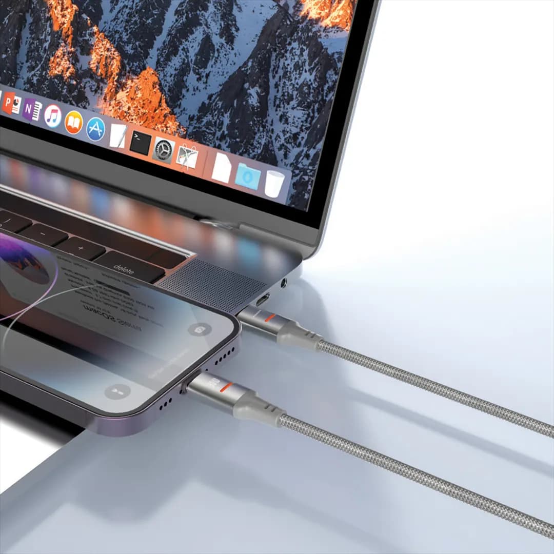 Porodo 60W USB-C To USB-C LED Light Cable