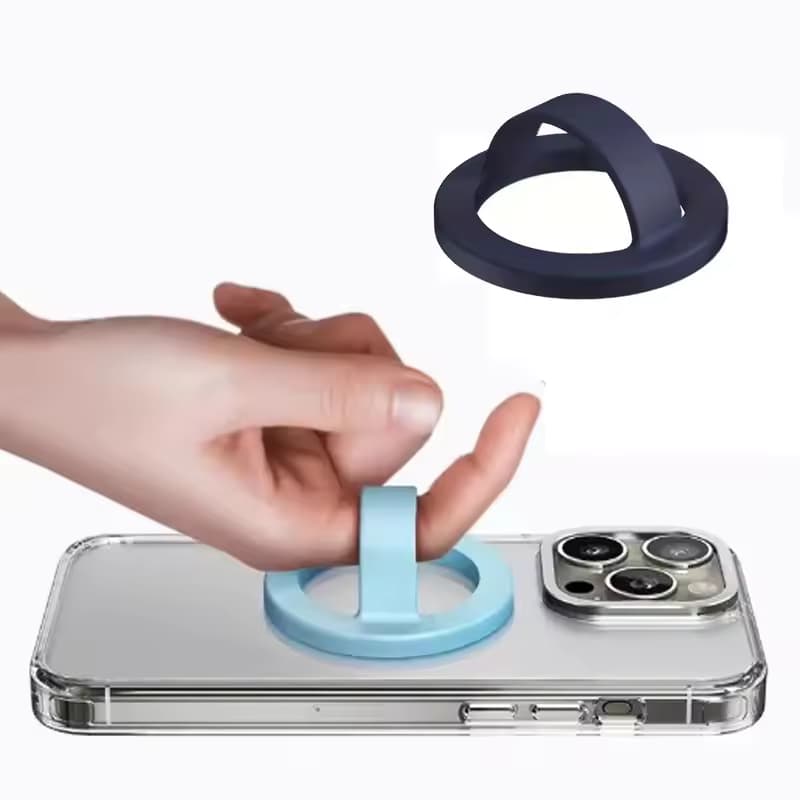 Magnetic Mobile Phone Silicone Ring Holder