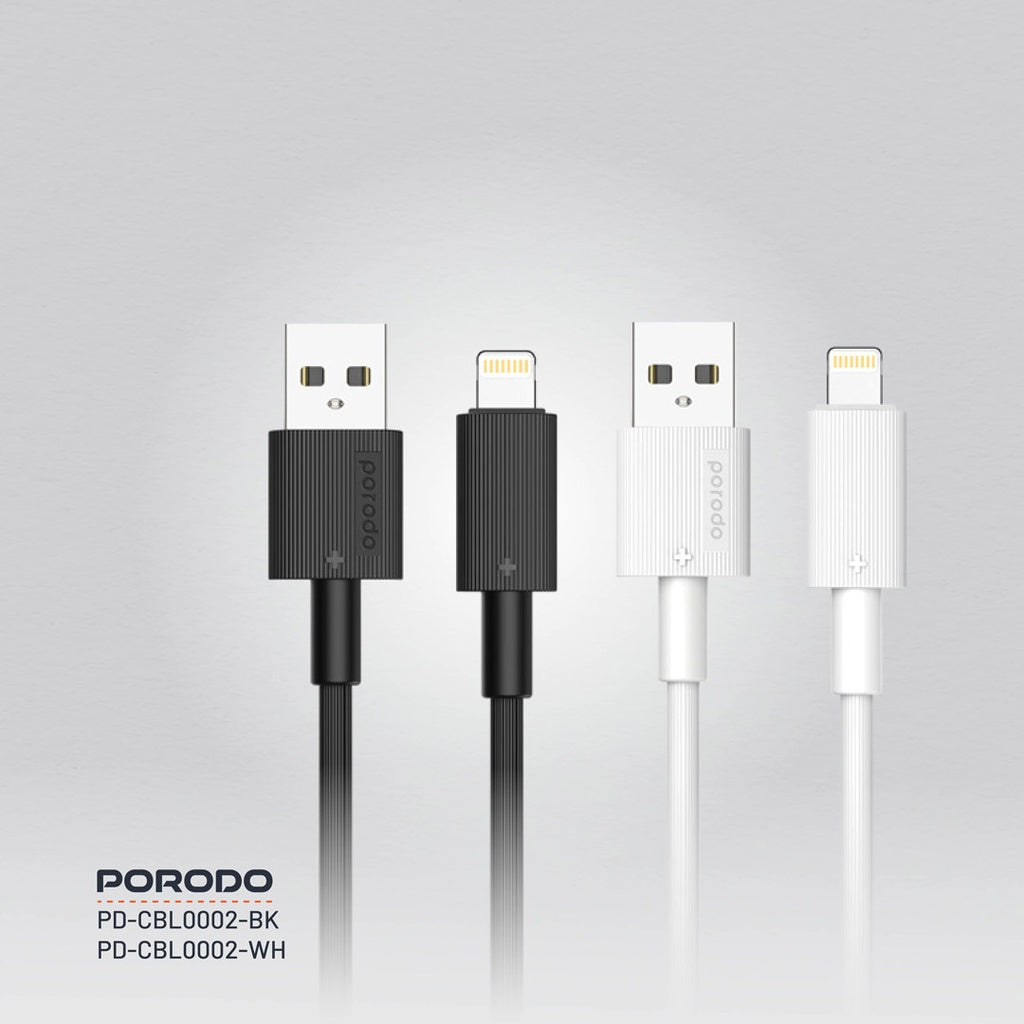 Porodo USB-A to Lightning Durable Charging Cable