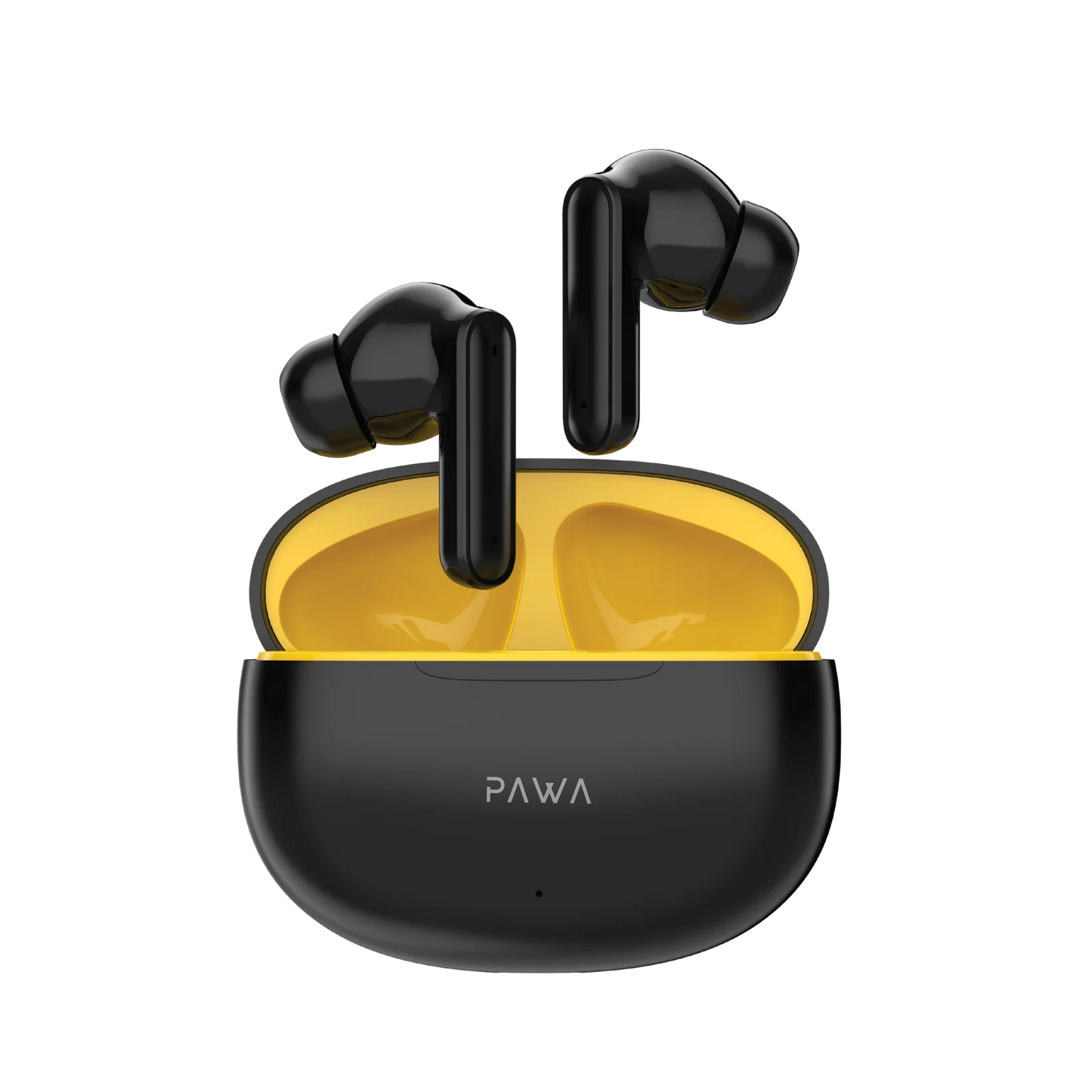 Pawa Pellucid ANC True Wireless Earbuds - Black/Yellow