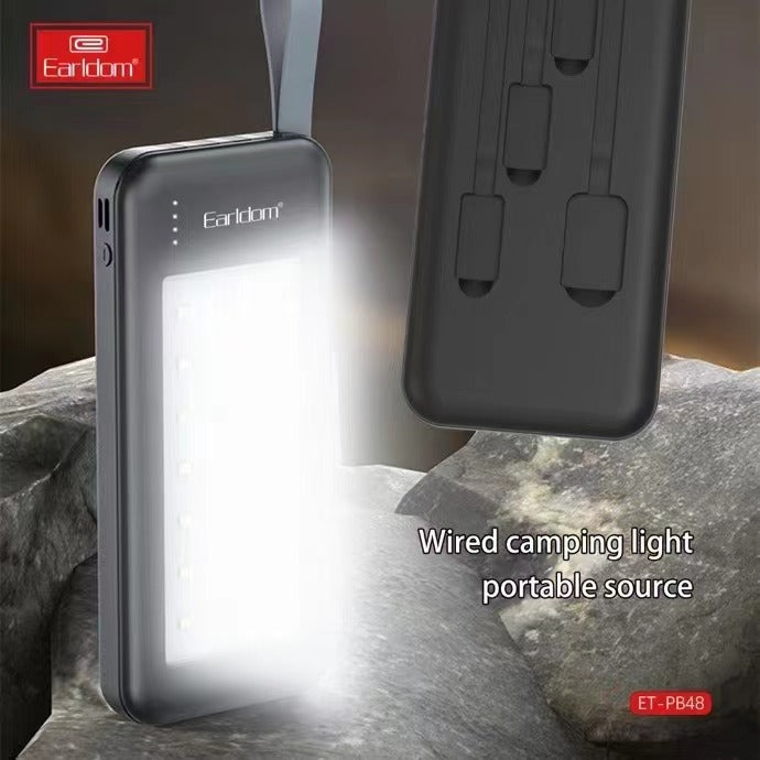 Earldom PB48 Power Bank Adapter 10000mAh / Emergency Lamp