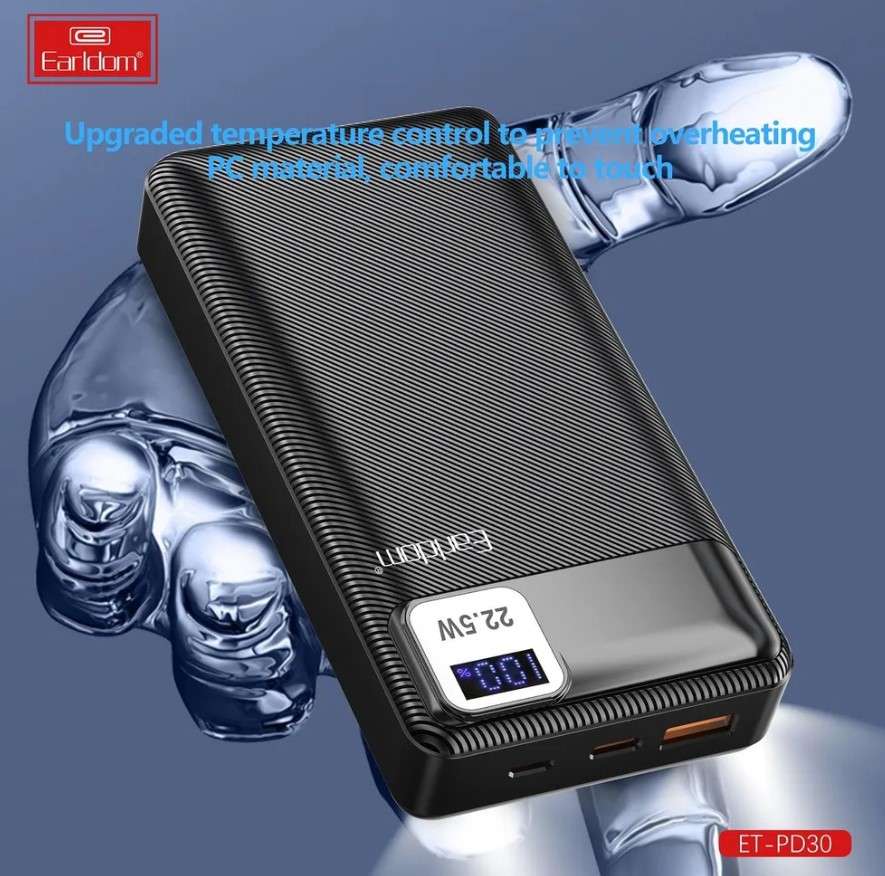Earldom 20000mAh Power Bank 22.5W PD30