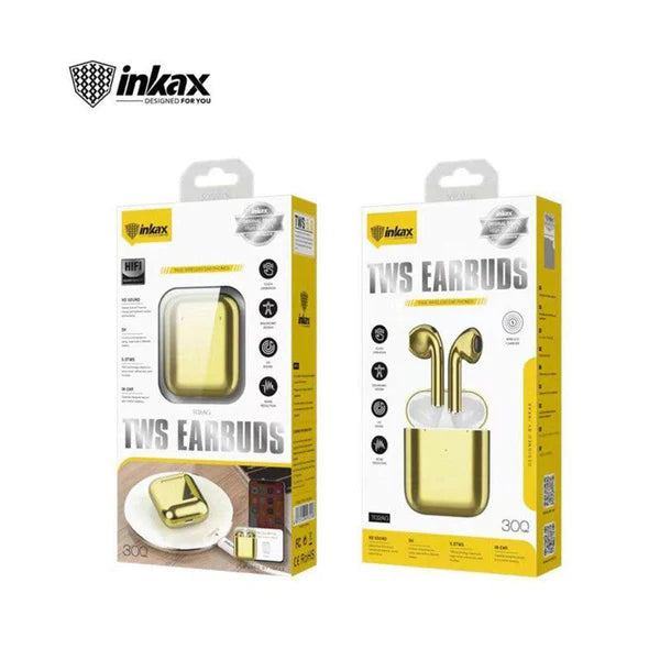 Inkax Wireless Earbuds TWS - T02AG (Gold)