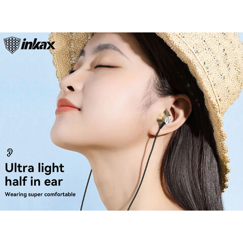 Inkax E02 1.2M Type-C port Wired Headphones