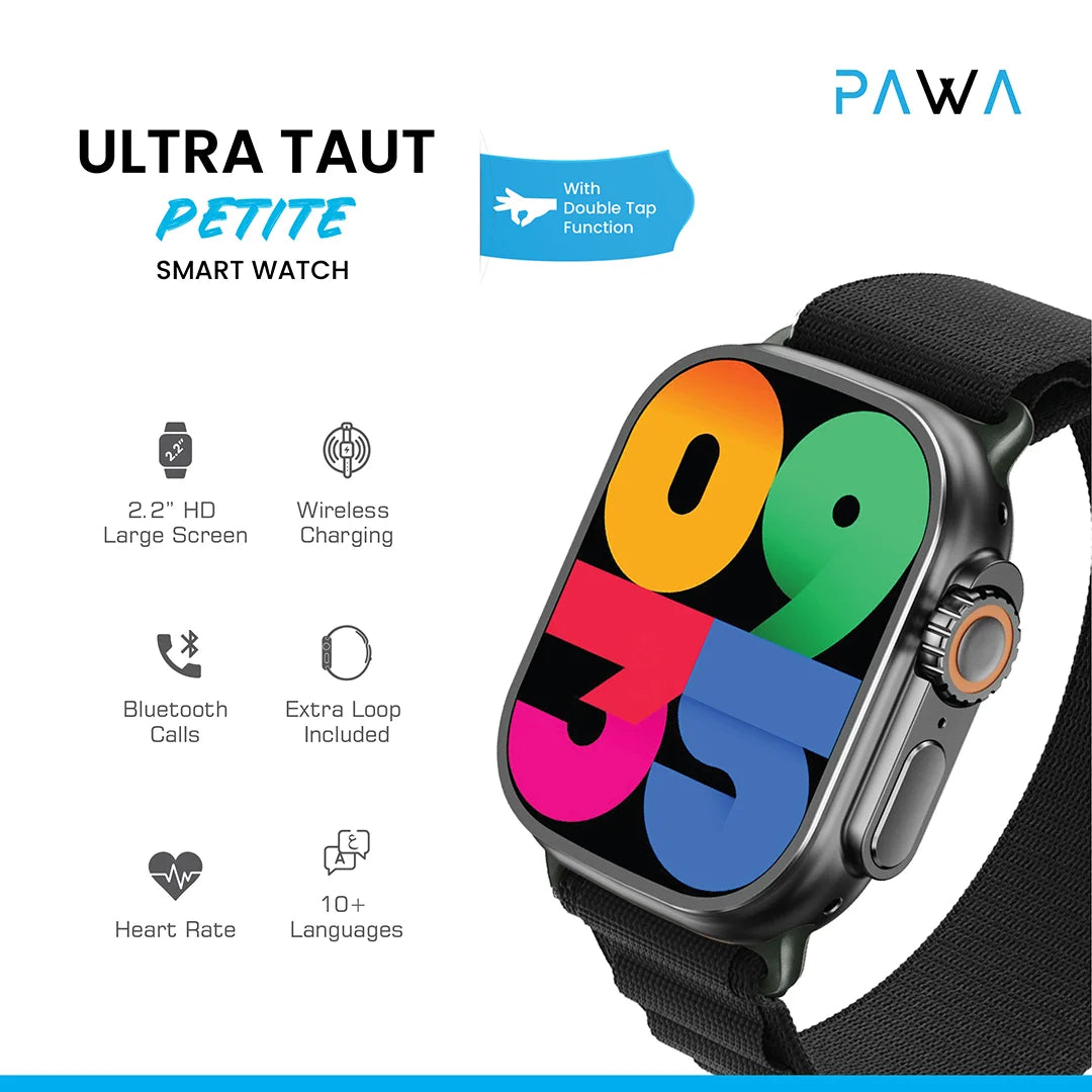 Pawa Ultra Taut Petite - Smart Watch - Black