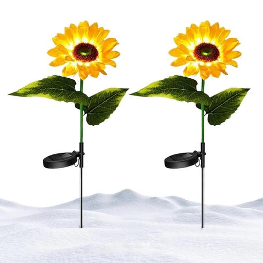 Solar Powered led garden Flower Light Pack of 2PC