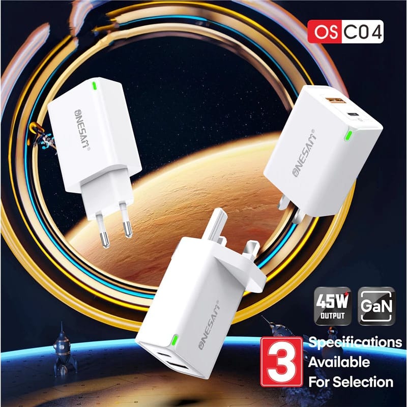 Onesam 45W GaN Quick Fast Charging Adapter OS-C04