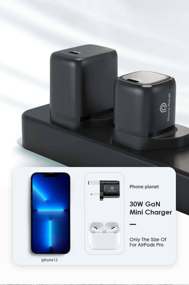 Phone Planet-PP-30W GaN-UK -USB-C PD Wall Charger