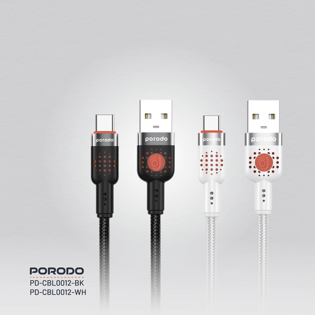 Porodo Braided Cable USB-A to USB-C