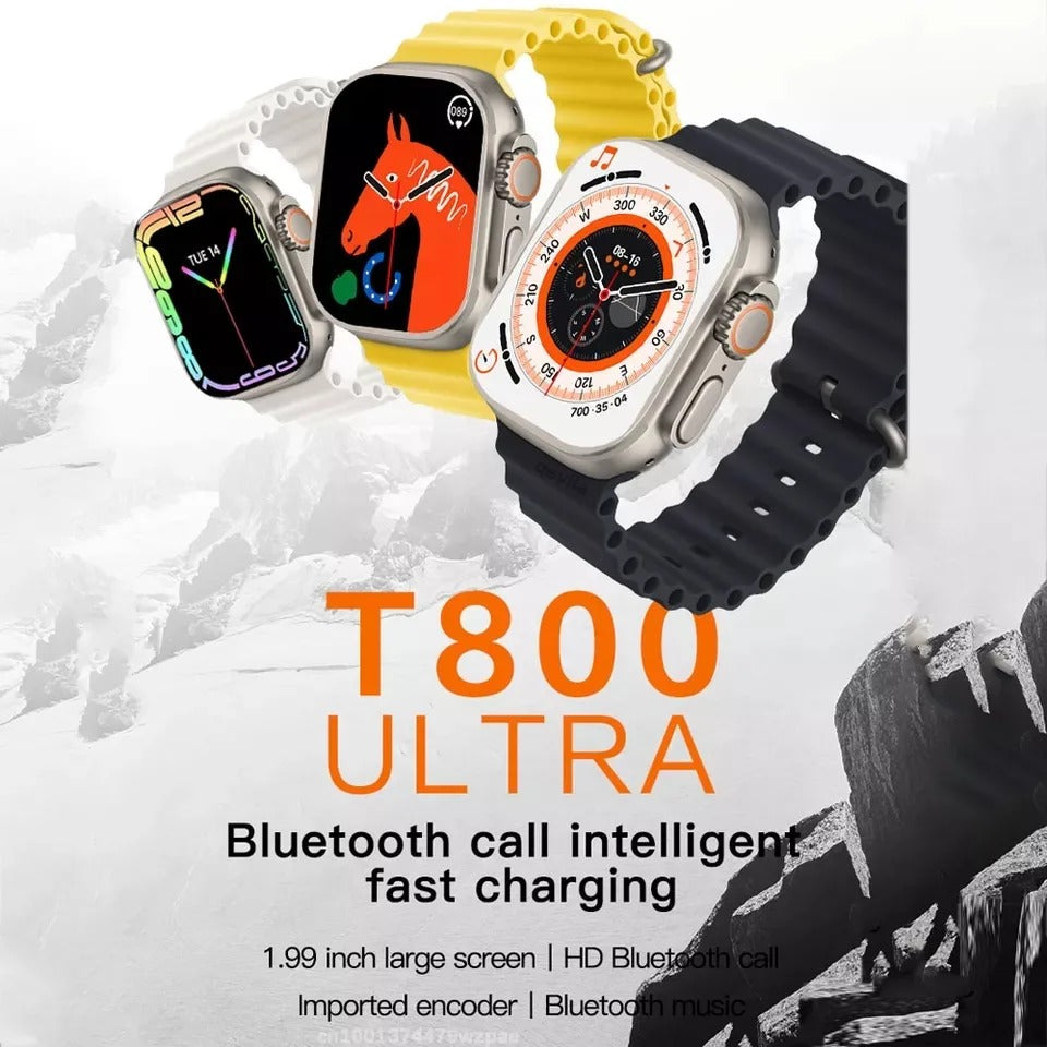 Smart Watch With HD Display (T800 Ultra)