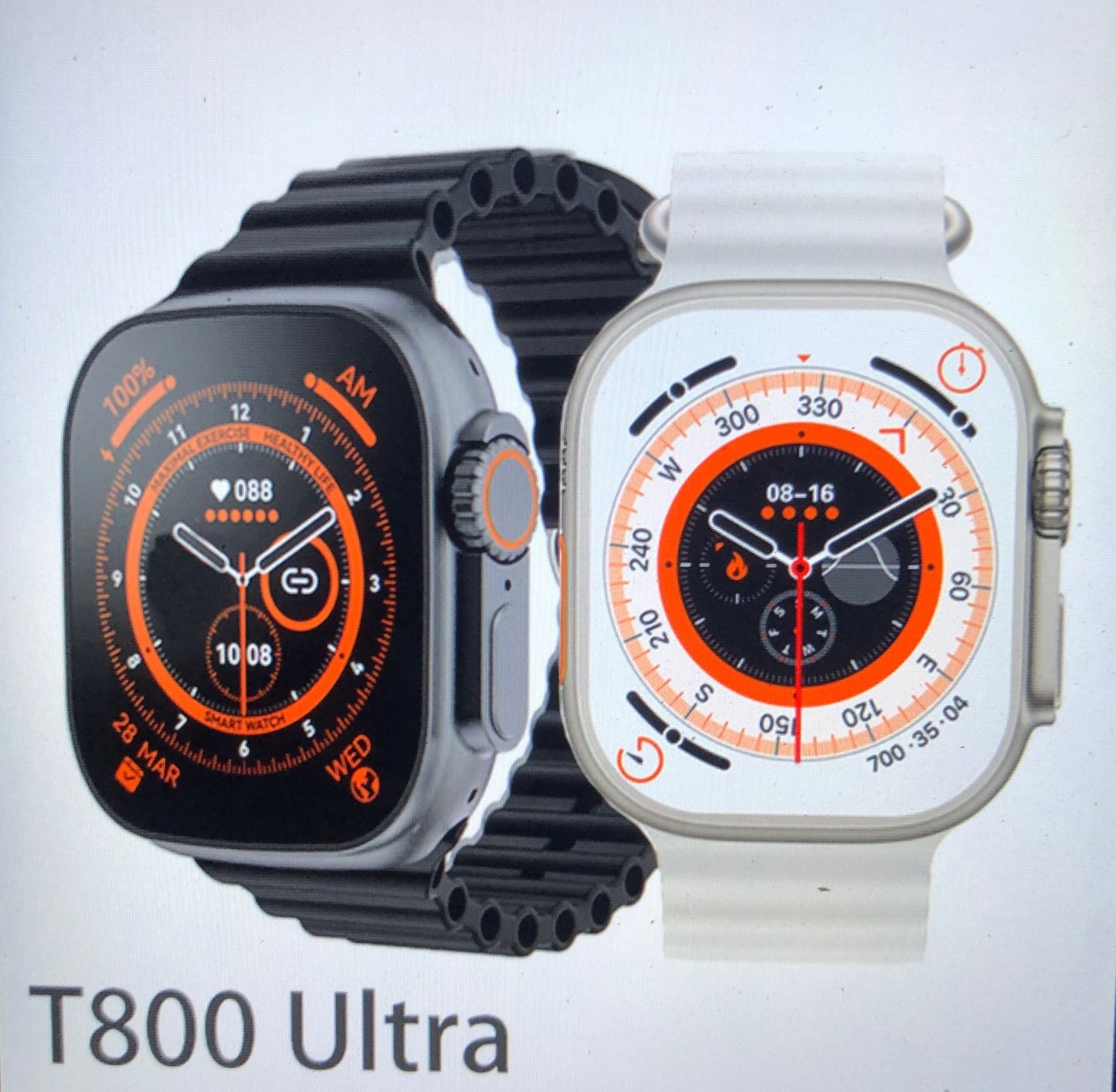 Smart Watch With HD Display (T800 Ultra)