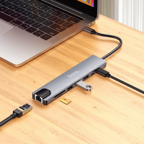 Hoco DUP09 8 in 1 Universal Docking Station