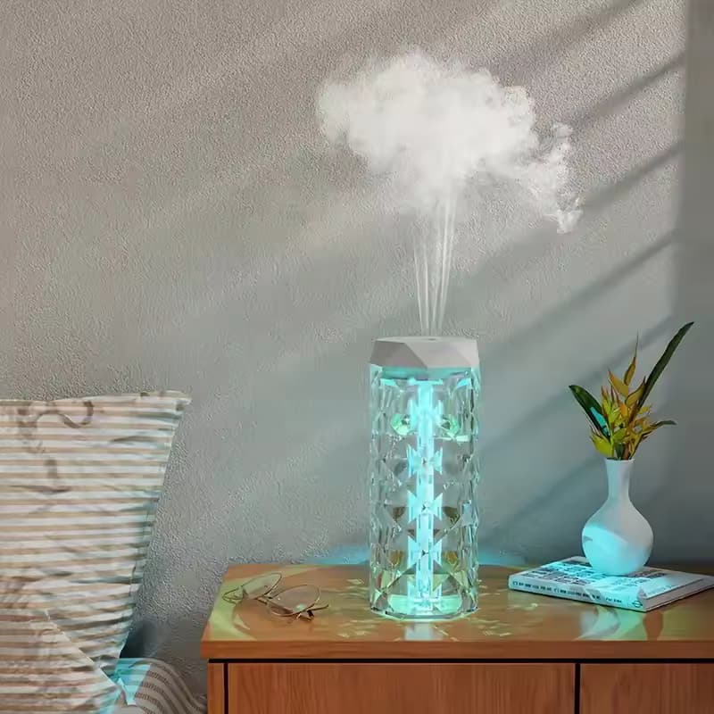 Crystal Lamp Color Changing Humidifier LF-103