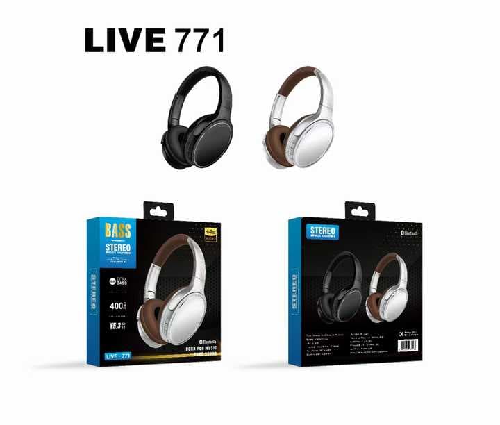 Foldable Retro Bluetooth Headphone LIVE-771