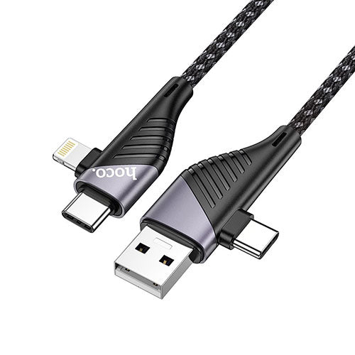 Hoco U95 4-In-1 Illustrious Multifunction PD Fast Charging Data Cable