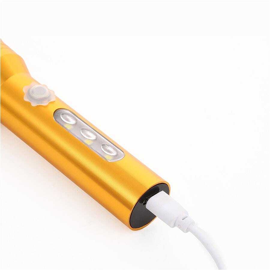 Led 360° COB Torch / Flash Light - Yellow