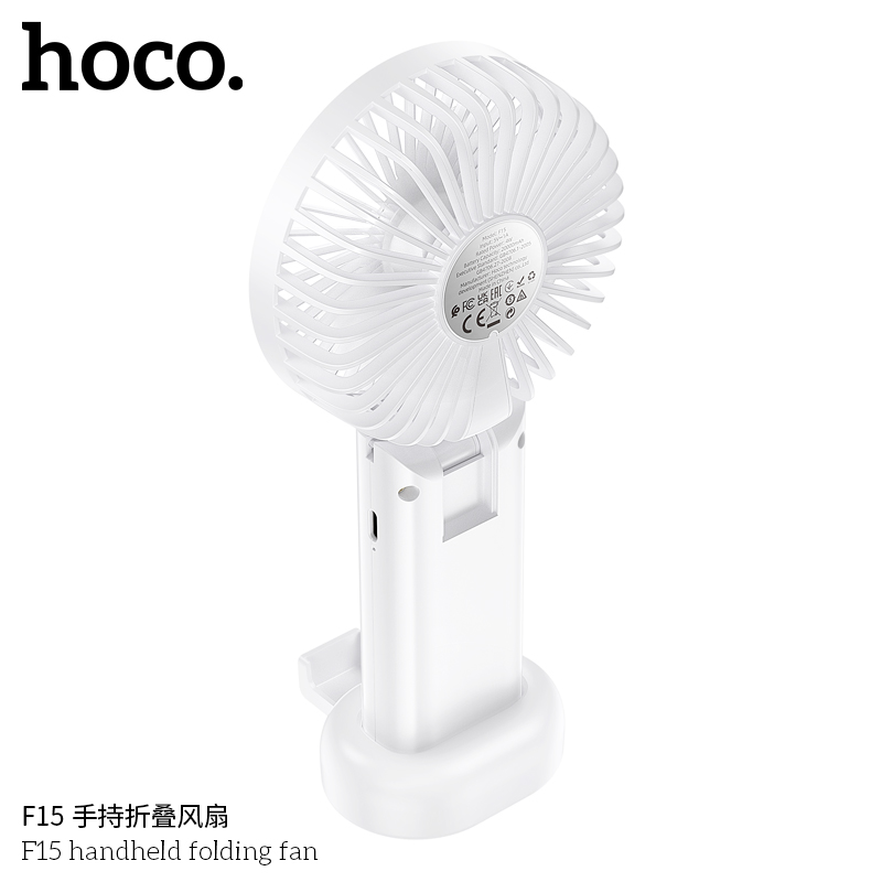 Hoco F15 folding Fan with Mobile Stand