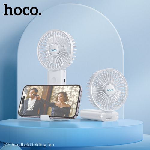 Hoco F15 folding Fan with Mobile Stand