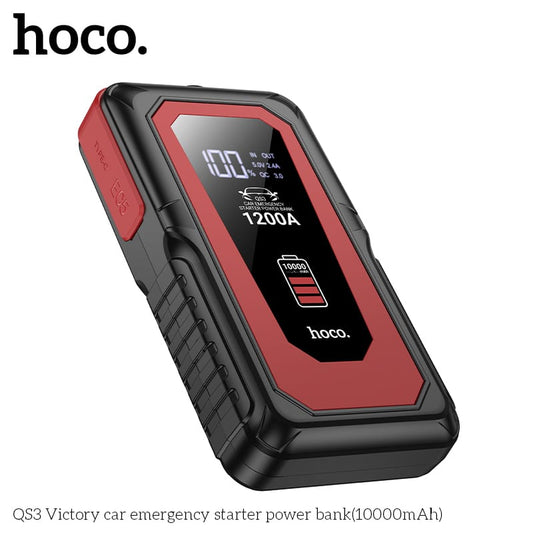 Hoco Victory Car Emergency Starter 10000mAh Power Bank QS3