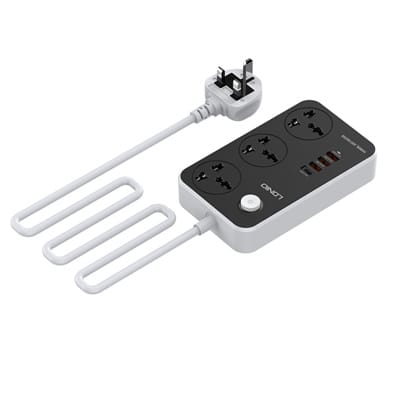 Ldnio SC3412 3 Port + 4 USB Universal Power Socket