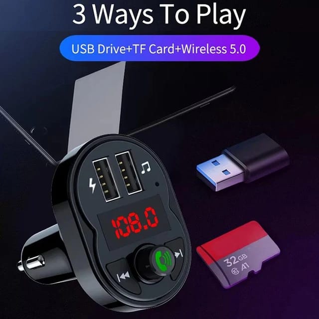 WUW Car Bluetooth FM Transmitter C203