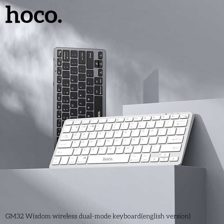 HOCO Desktop Wireless Dual mode Keyboard English Version GM32 Bobyan hoco-desktop-wireless-dual-mode-keyboard-english-version-gm32-bobyan