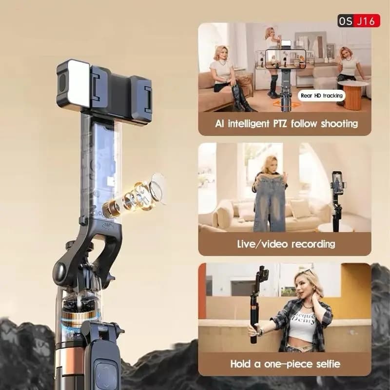 Onesam Selfie stick Auto face tracking Quadripod OS-J16