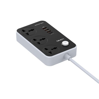 Ldnio SC3412 3 Port + 4 USB Universal Power Socket