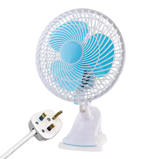 Electric Clip-On Rotating Desk Fan