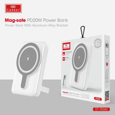 Earldom PD40 5000mAh MagSafe 20W PowerBank