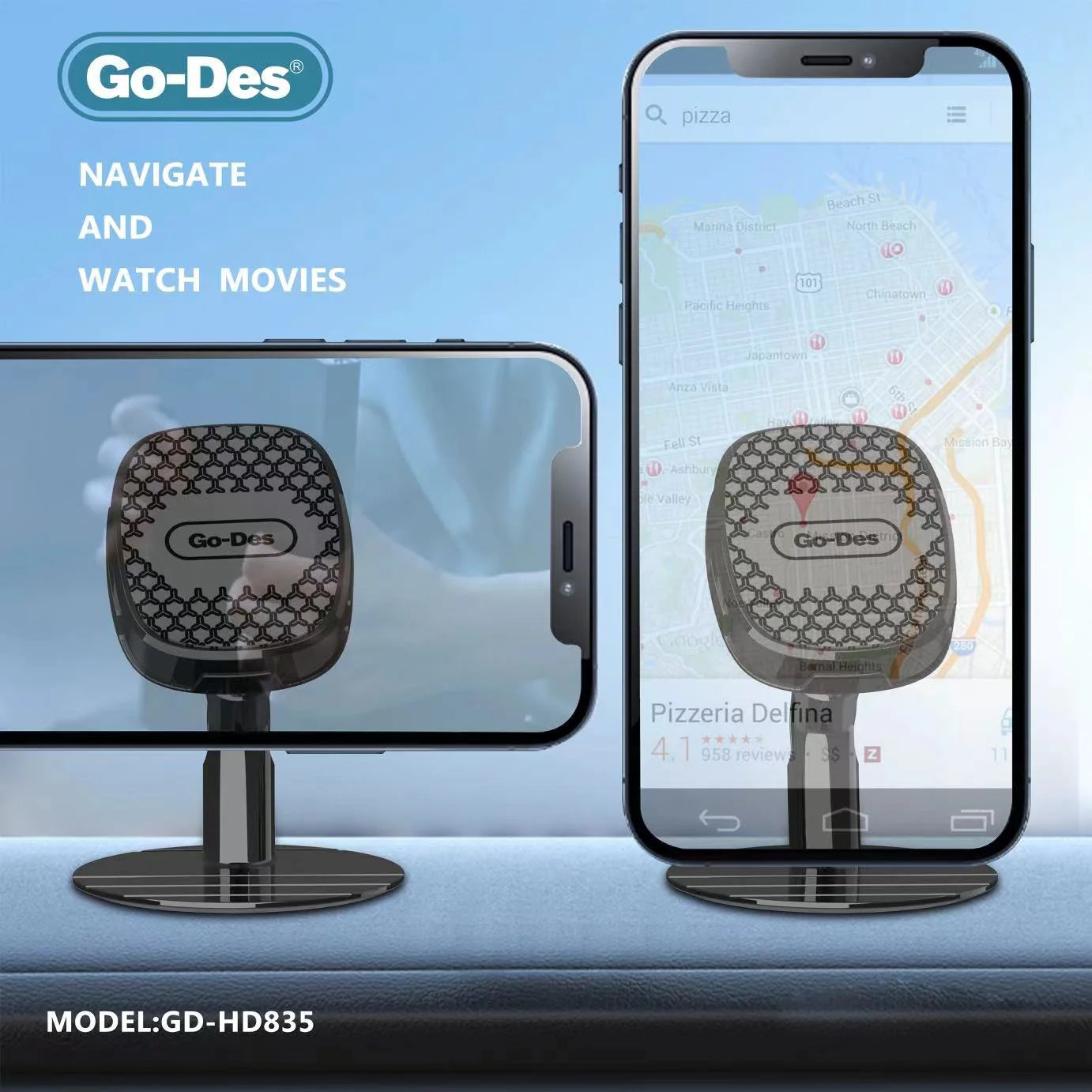 Go-Des GD-HD835 Magnetic Car Holder