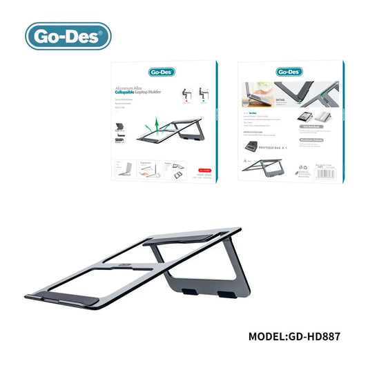 Go-Des GD-HD887 Collapsible Laptop Holder