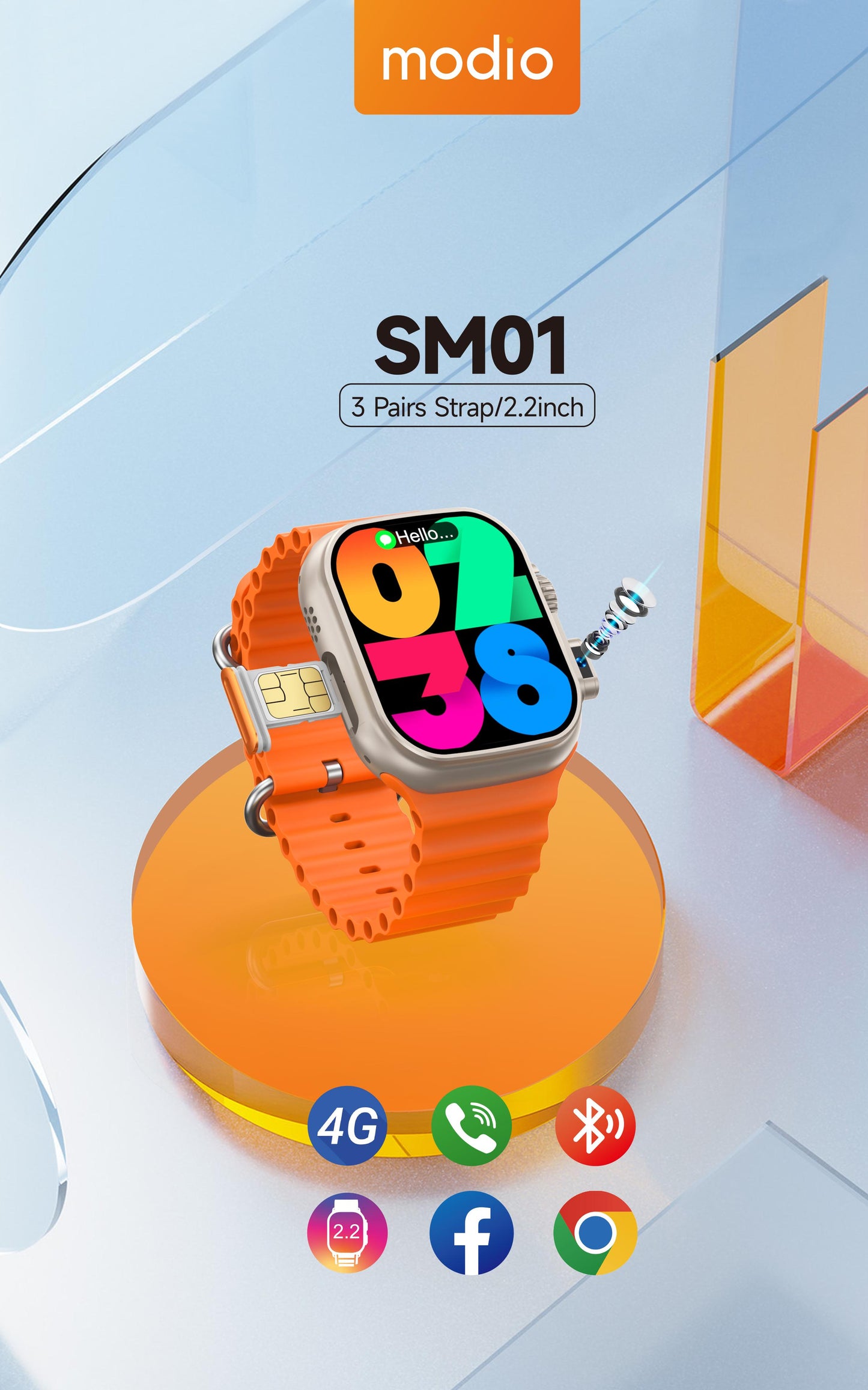 Modio 4G Smartwatch SM01