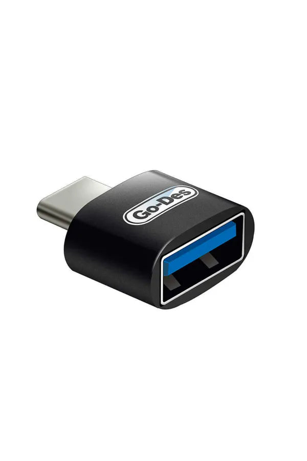 Go Des Gd-ct08 Usb To Type-c Otg Adapter Plug & Play