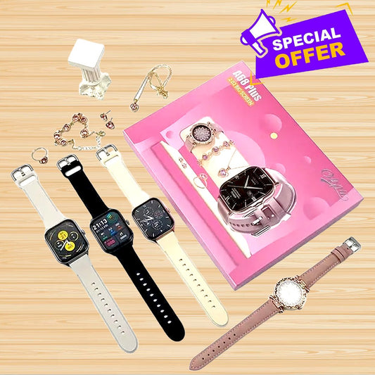 A68 Plus Ladies Smart watch set