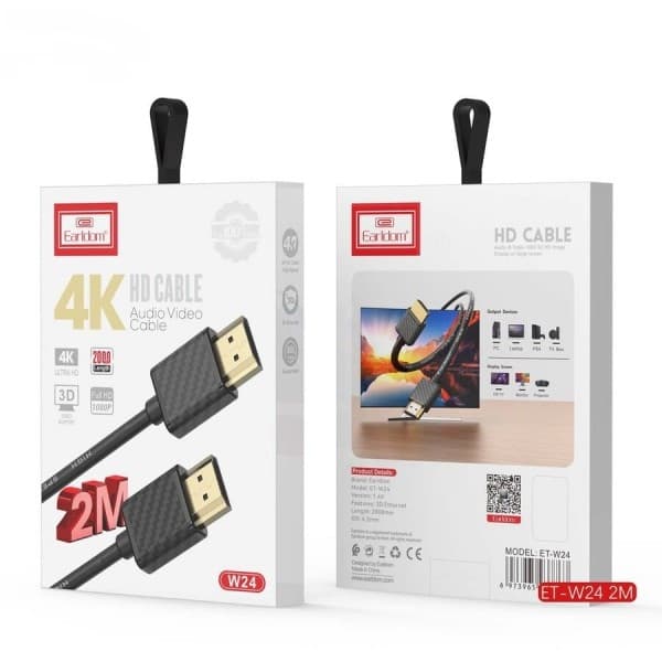 Earldom 4K Hdmi Cable 2 Metre W24