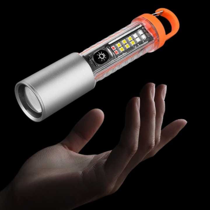 Torch Multi-function Zoom Flashlight HS-2302