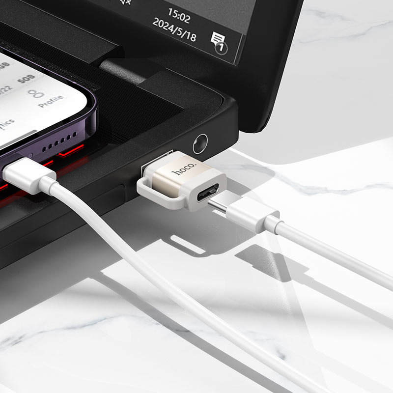 Hoco Adapter USB-A to Type-C UA31D