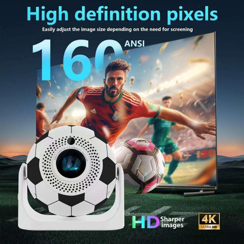 Portable Android Projector Football Shape JY360