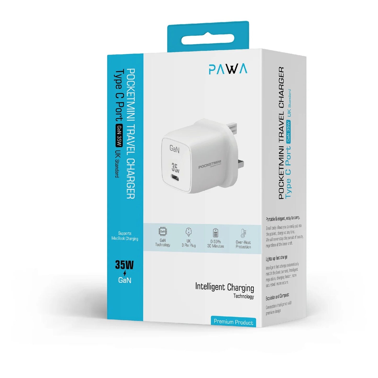 Pawa PocketMini Travel Charger Type-C Port GaN35W